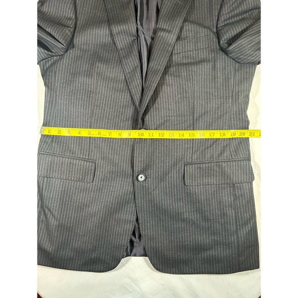 Brooks Brothers 1818 Men's Golden Fleece Madison Charcoal Pin Stripe Blazer 41R - Picture 10 of 14